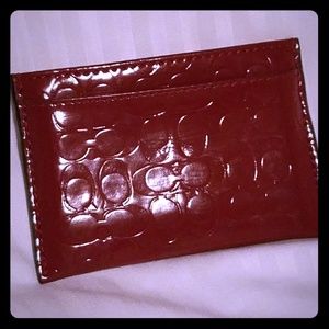 Coach credit card holder